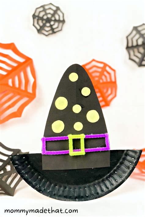 Get Crafty: How to Make a Paper Plate Witch Hat